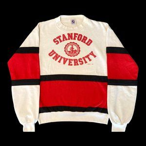 Vintage 90s Stanford University Logo 7 Crewneck Sweatshirt